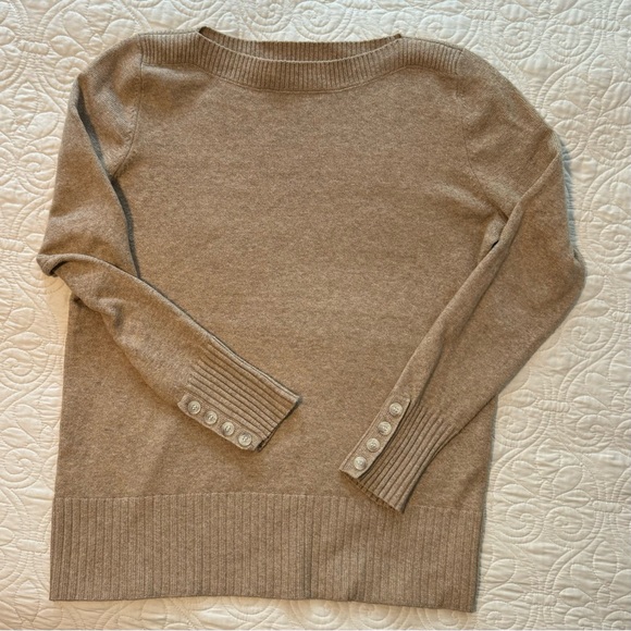 Loft tan sweater. Size Medium - Picture 1 of 4